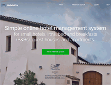 Tablet Screenshot of hotelopro.com